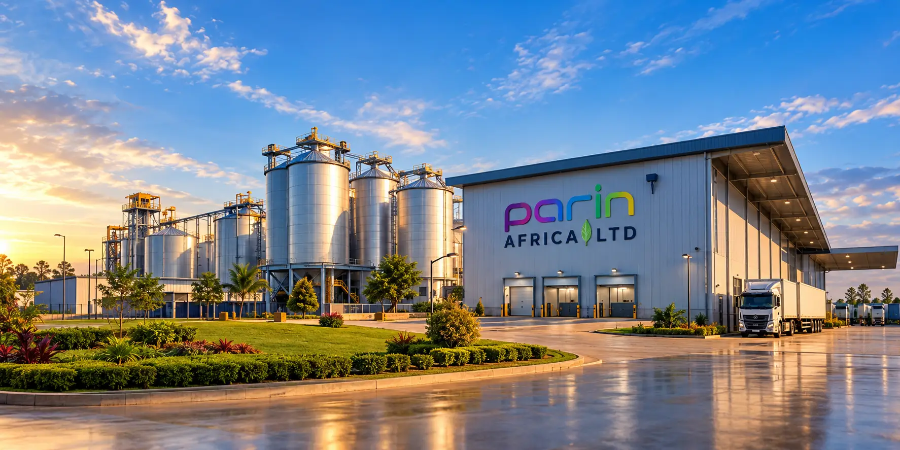 Illustration of a proposed agricultural processing facility